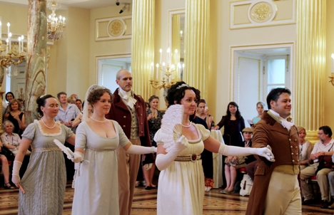 O Grande Baile, no Salão Nicolaevski do Palácio de Inverno, abria a temporada de bailes Foto: Maria Afónina