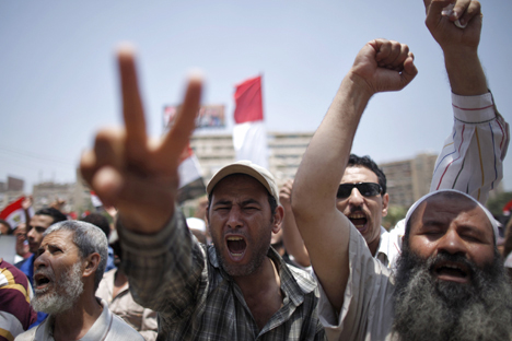 Onda de protestos por democracia e escalada da violência levaram a Rostourism à proibição dos pacotes para o Egito Foto: Reuters