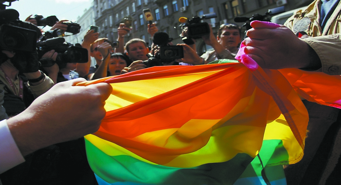 Vinte anos depois da descriminalização da homossexualidade, Moscou ainda proíbe paradas LGBT Foto: Reuters