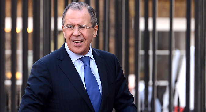Chefe do Ministério de Relações Exteriores russo, Serguêi Lavrov Foto: Reuters