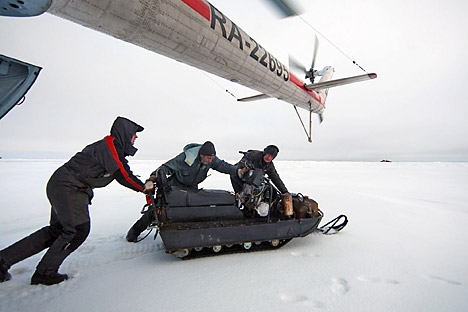 Condições de exploradores polares russos são bem diferentes das dos americanos – e não é para melhor Foto: ITAR-TASS