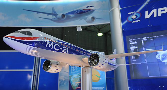 The MS-21 will be pitted against the latest modifications of the Airbus A320 and Boeing 737 narrowbody families. Source: Grigory Sisoev / RIA Novosti