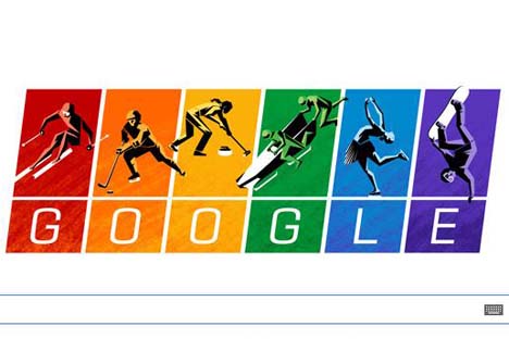 Desenho apresentava os principais eventos esportivos de Sôtchi-2014 Foto: Google.com