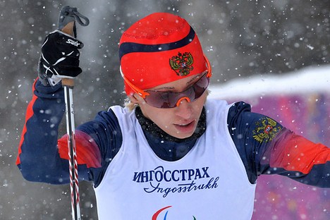 Mikhalina Lissova foi a melhor no sprint final Foto: RIA Nóvosti