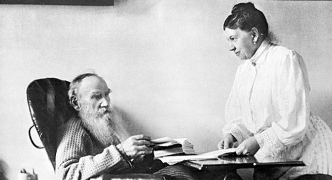 Google  fantasiou sobre o tema “Lev Tolstói e Twitter” Foto: RIA Nóvosti