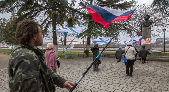 Para muitos, a Ucrânia nunca foi e nunca será “exterior” Foto: Serguêi Savostianov/RG