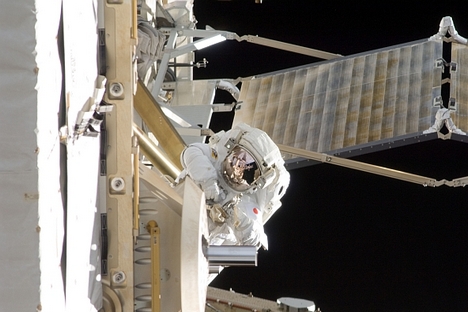 ISS vai receber novos tripulantes no final de maio Foto: Nasa