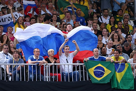 Cerca de 20 mil russos viajarão para o Brasil no período da Copa Foto: Lori / Legion Media