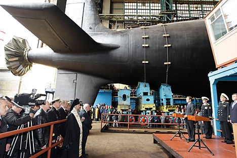 Novo submarino nuclear será equipado com os mísseis antinavio 3M55 Onix Foto: Vladímir Rodionov/RIA Nóvosti