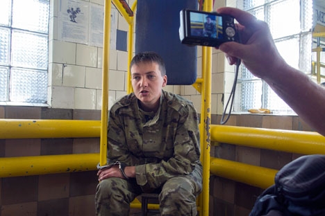 Segundo Comitê de Investigação, Nadejda Savchenko informou aos soldados a localização da equipe em Lugansk Foto: AP