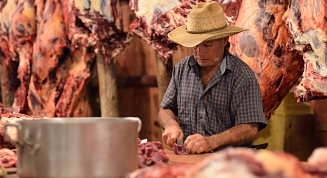 O Brasil está pronto para aumentar a oferta de carne suína para o mercado russo Foto: Getty Images/Fotobank
