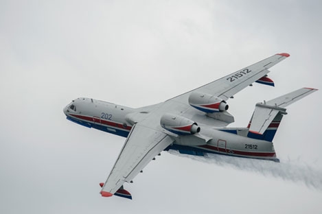 O Ministério de Situações de Emergência da França está planejando alugar da Rússia um Be-200 Foto: Mikhail Morkúchin/RIA Nóvosti