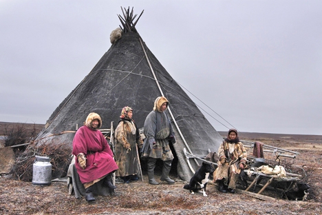 Historicamente, o modo de vida das nações nativas, pouco numerosas do Norte foi condicionado pela severidade do ambiente circundante Foto: ITAR-TASS