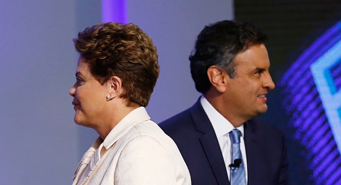 Disputa Aécio-Dilma traz à tona debate sobre reaproximação do Brasil com EUA Foto: Reuters