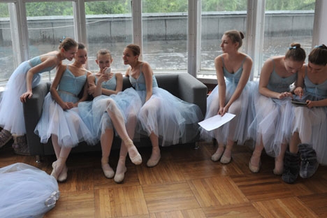 Cerca de 98% das crianças se consagram ao balé sem ter em vista uma carreira profissional Foto: RIA Nóvosti