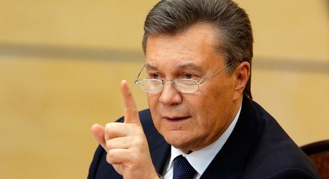 Ianukovitch: "A oposição ultrapassou completamente os limites da lei e começou a armar os manifestantes" Foto: Reuters