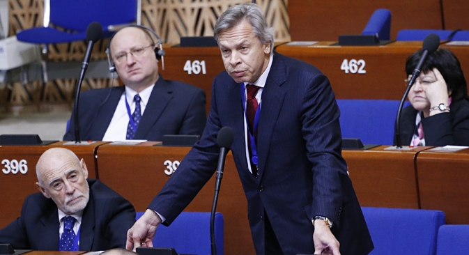 Puchkov: saída da APCE será analisada no final de 2015 "dependendo da situação política". Foto: TASS