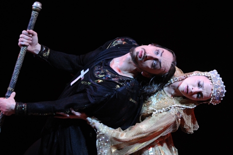 Apresentação de “Ivan, o Terrível” no Teatro Bolshoi Foto: Vladímir Fedorenko/RIA Nóvosti