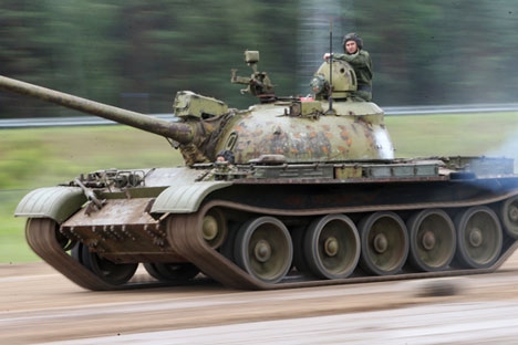 A T-55 tank, 2014. Source:  Egor Eryomov / RIA Novosti