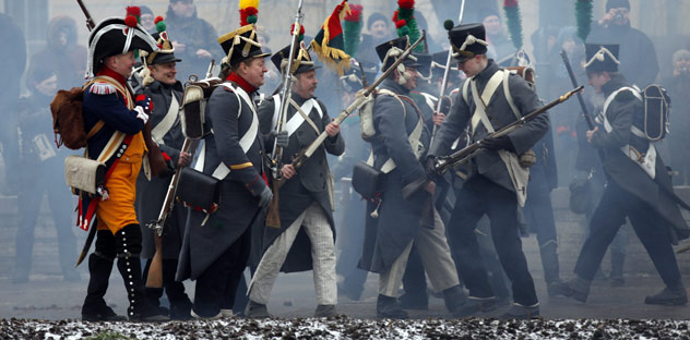 Von den mehr als 600 000 Soldaten der napoleonischen Grande Armée, die im Juli 1812 die Grenzen Russlands überschritten, nur 60 000 kehrten lebend aus Russland zurück. Foto: RIA Novosti