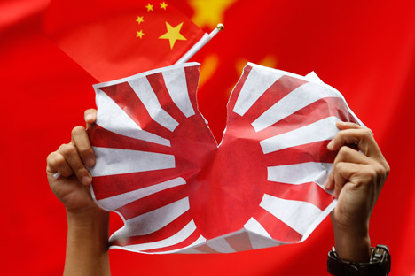Der Inselstreit zwischen zwei Länder hat zu zahlreichen anti-japanischen Protesten in China geführt. Foto: AP. 