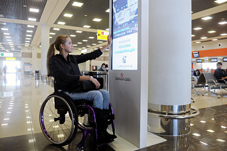 Obwohl Russland die UN-Konvention „Über die Rechte von Menschen mit Behinderungen" ratifiziert hat, wird sie in der Praxis in vollem Umfang nicht angewendet. Foto: ITAR-TASS.