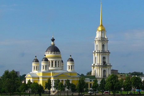  „Schönheit des Wolgagebiets": Verklärungs-Kathedrale in Rybinsk. Foto: Pressebild.