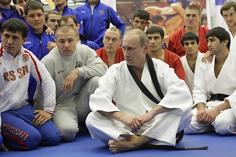 Sport als Lebensstil: Der Judoka Putin will nun Eishockey spielen und eine Polarstation in der Antarktis besuchen. Foto: Reuters