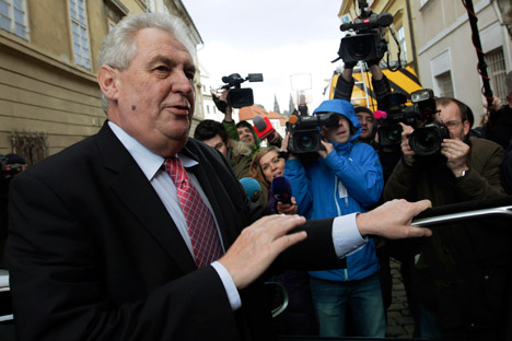 Der neue tschechische Präsident Miloš Zeman ist pragmatisch gegenüber Russlan eingestellt, meinen die Experte. Foto: Reuters