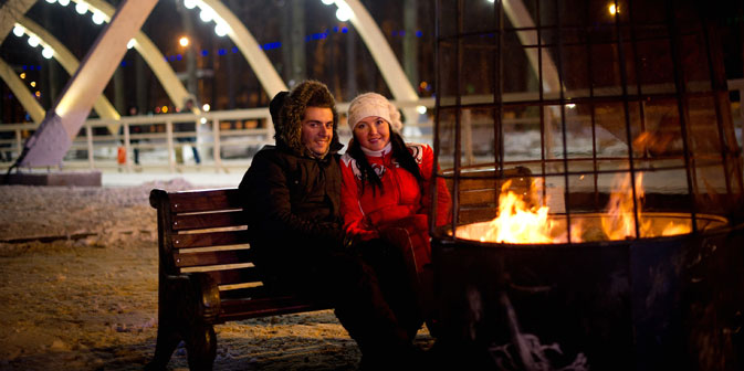 In Moskau es gibt genügend Orten um Valentinstag zu feiern. Foto: RIA Novosti