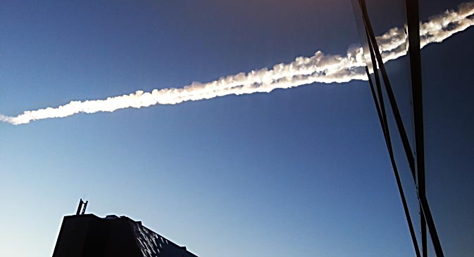 Ein Meteorit war gegen 04:20 Uhr MEZ am Ural niedergegangen. Foto: ITAR-TASS