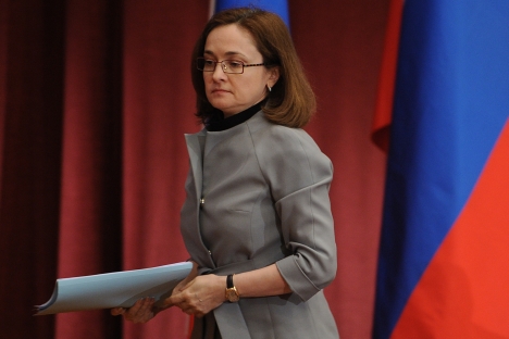 Die neue Zentralbankchefin Elvira Nabiullina ist Seiteneinsteigerin: Sie war zuvor weder im Bankwesen noch im Finanzministerium tätig  Foto: ITAR-TASS
