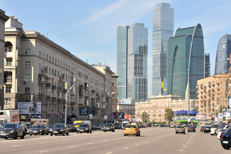 Die Glastürme von Moscow City gelten als Symbol von Wandel und Modernisierung. Foto: ITAR-TASS