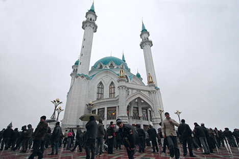 Die zweitgrößte Moschee Russlands -  die Kul-Scharif-Moschee in Kasan.  Foto: ITAR-TASS