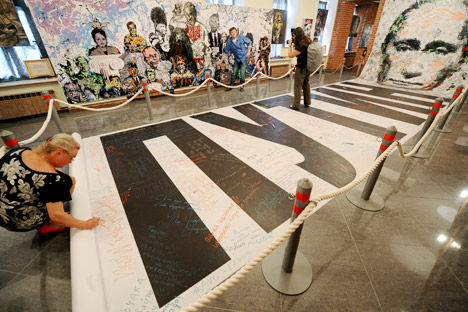 "A arte está sempre no limite da provocação", diz diretor do museu interditado Foto: ITAR-TASS