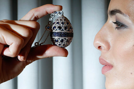 Entre peças que serão expostas no palácio Chuválovski estão coleção de ovos de Páscoa Fabergé do empresário Foto: Reuters