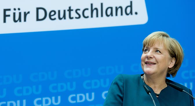 Merkels Entscheidung für diese oder jene Koalition spielt eine große Rolle für die deutsche Außenpolitik. Foto: DPA