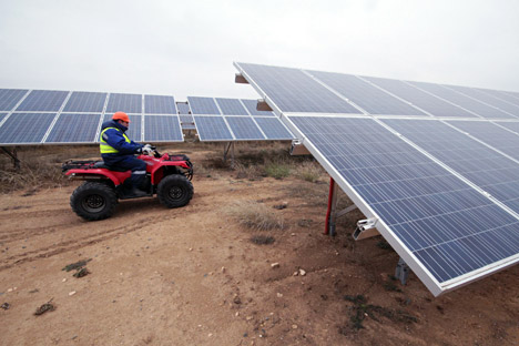 Der russische Hersteller von Komponenten für Solarmodule Helios Resource, der zuvor auf den deutschen Markt der erneuerbaren Energien ausgerichtet war, wird in Mordwinien eine Fabrik zur Herstellung von Solarpanels eröffnen. Foto: ITAR-TASS