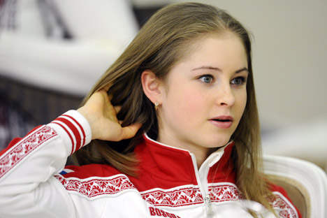 A imagem que Iúlia Lipnítskaia criou no programa de patinação livre nos Jogos de Sochi cativou o mundo Foto: ITAR-TASS
