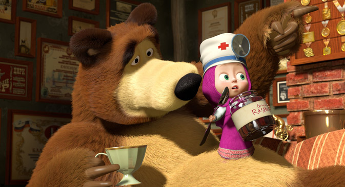Lustige Geschichten aus dem Wald erleben "Mascha und der Bär". Bild: KiKA/Animaccord Animation Studio.