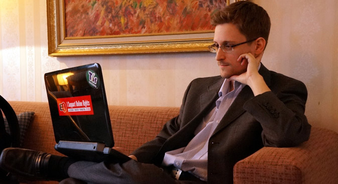 Während seines Aufenthalts in Russland erhielt Snowden ein Angebot als Fernsehmoderator und begann, Russisch zu lernen. Foto: Getty Images