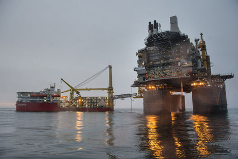 Im Rahmen von Sachalin-1 wurden bislang insgesamt 64 Millionen Tonnen Öl gewonnen, das Fördervolumen nimmt jedoch kontinuierlich ab. Foto: Rosneft.ru