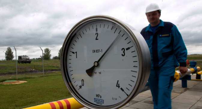 Gazprom sieht in den Rücklieferungen einen Verstoß gegen die Vertragsbedingungen. Foto: AP