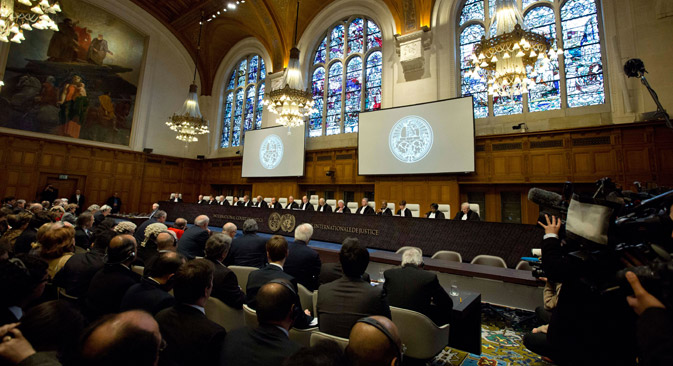 Die Zuständigkeit des Den Haager Schiedsgerichts ist noch nicht geklärt. Foto: AP