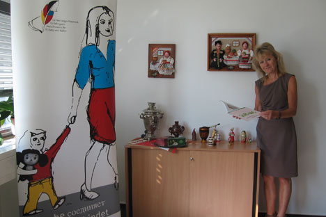 Dr. Brigitte Dreßler, Leiterin des Testzentrums TORFL und Ansprechpartnerin des Lichtenberger Netzwerkes für bilinguale deutsch-russische Bildung und Kultur. Foto: Olga Schtyrkina