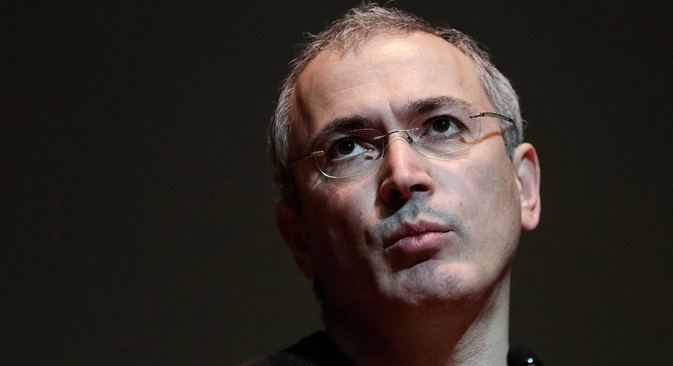 Michail Chodorkowski startet erneut das Oppositionsbündnis Offenes Russland. Foto: Reuters