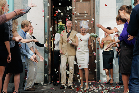 Die Eheschließung ist heute mit noch mehr Verantwortung verbunden. Foto: Alexey Kudenko/RIA-Novosti 