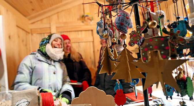 Der deutsche Weihnachtsmarkt in Jekaterinburg bringt Europa zusammen. Foto: Tatjana Andreewa/Rossijskaja Gaseta