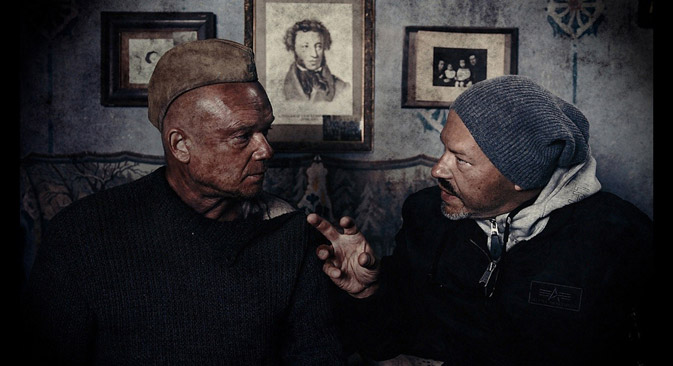 Dreharbeiten zum russischen Blockbuster „Stalingrad“, rechts auf dem Bild Regisseur Fjodor Bondartschuk. Foto: Kinopoisk.ru