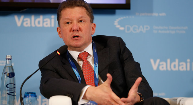 Gazprom-Chef Alexej Miller: „Gazprom ist dabei, von einer europäischen zur eurasischen Strategie überzugehen". Foto: Pressebild